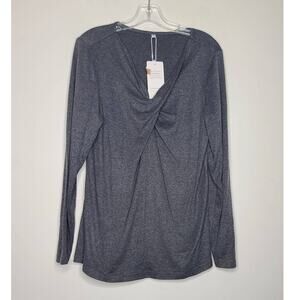 NWT Enthoset womens gray long sleeve shirt  - medium